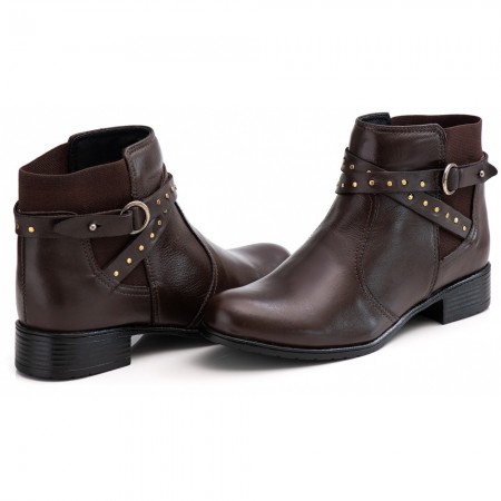 BOTA FEMININA CAFÉ F253