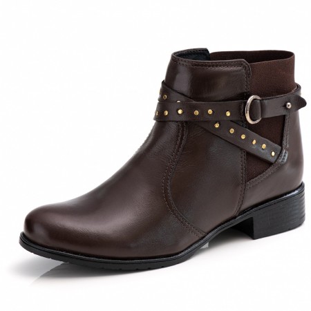 BOTA FEMININA CAFÉ F253
