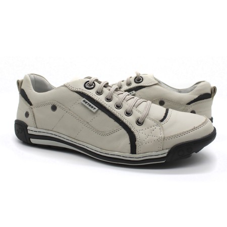 Sapatenis Amsterdam Off White Palmilha em gel 5805 Sapatenis Amsterdam Off White Palmilha em gel 5805