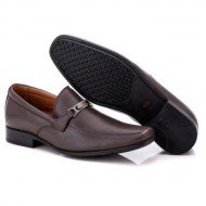 SAPATO SOCIAL COMFORT MASCULINO EM COURO CAFÉ 017 SAPATO SOCIAL COMFORT MASCULINO EM COURO CAFÉ 017