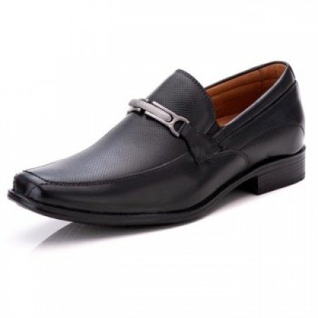 SAPATO SOCIAL COMFORT MASCULINO EM COURO PRETO 017 SAPATO SOCIAL COMFORT MASCULINO EM COURO PRETO 017