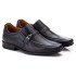 SAPATO SOCIAL COMFORT MASCULINO EM COURO PRETO 018