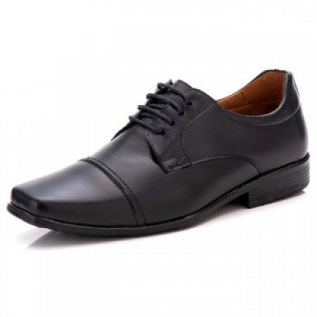 SAPATO SOCIAL COMFORT MASCULINO EM COURO PRETO 021 SAPATO SOCIAL COMFORT MASCULINO EM COURO PRETO 021