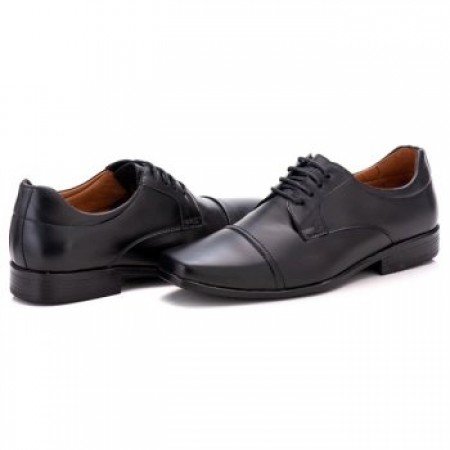 SAPATO SOCIAL COMFORT MASCULINO EM COURO PRETO 021 SAPATO SOCIAL COMFORT MASCULINO EM COURO PRETO 021
