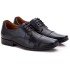 SAPATO SOCIAL COMFORT MASCULINO EM COURO PRETO 021