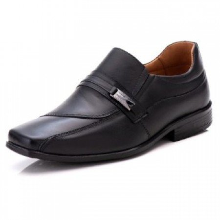 SAPATO SOCIAL COMFORT MASCULINO EM COURO PRETO 022 SAPATO SOCIAL COMFORT MASCULINO EM COURO PRETO 022