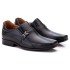 SAPATO SOCIAL COMFORT MASCULINO EM COURO PRETO 023