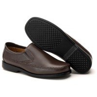 SAPATILHA EM COURO CAFÉ 1000C  SAPATILHA EM COURO CAFÉ 1000C