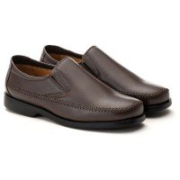 SAPATILHA EM COURO CAFÉ 1000C  SAPATILHA EM COURO CAFÉ 1000C