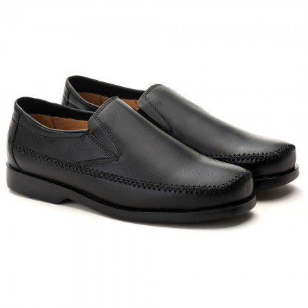 SAPATILHA EM COURO PRETA 1000P SAPATILHA EM COURO PRETA 1000P