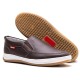 Dock-sider Slip On Masculino Couro Café 1001