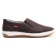 Dock-sider Slip On Masculino Couro Café 1001
