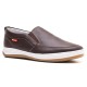 Dock-sider Slip On Masculino Couro Café 1001