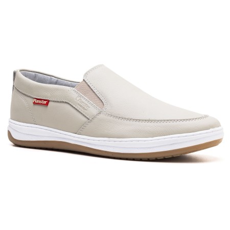 Dock-sider Slip On Masculino Couro Gelo 1001