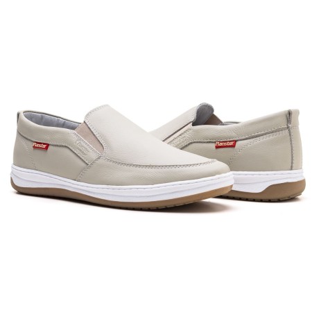 Dock-sider Slip On Masculino Couro Gelo 1001