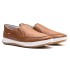 Dock-sider Slip On Masculino Couro Caramelo 1001