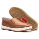Dock-sider Slip On Masculino Couro Caramelo 1001