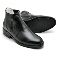 BOTA FINA EM COURO DE CANEIRO PRETO 1501P BOTA FINA EM COURO DE CANEIRO PRETO 1501P