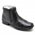 BOTA FINA EM COURO DE FLOTER PRETO 1600