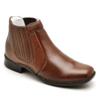 BOTA FINA EM COURO DE FLOTER CAFÉ 1601C