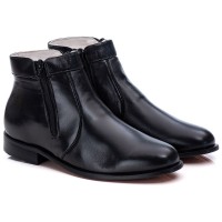 BOTA FINA EM COURO DE CANEIRO PRETO 1700