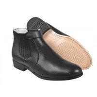 BOTA FINA EM COURO DE CANEIRO PRETO 1701