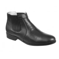 BOTA FINA EM COURO DE CANEIRO PRETO 1701