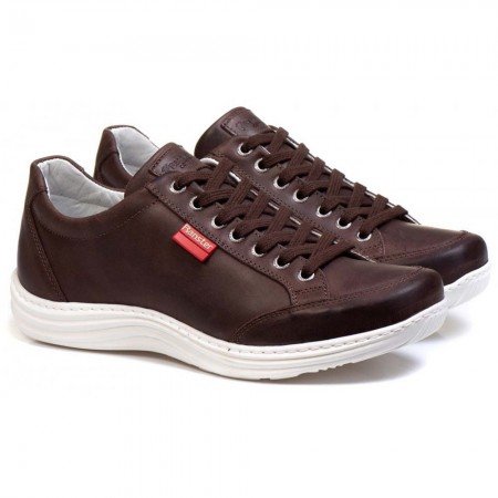 SAPATENIS CASUAL CONFORT CAFÉ 3001