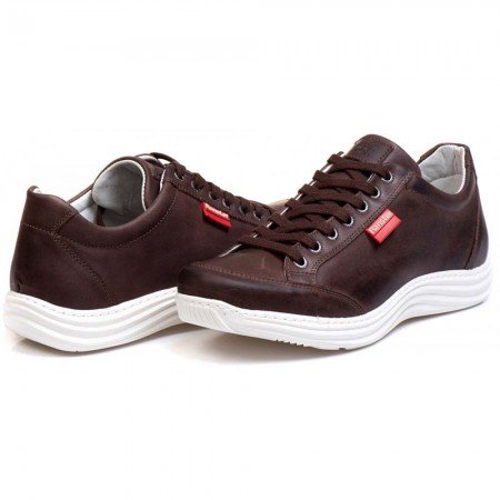 SAPATENIS CASUAL CONFORT CAFÉ 3001