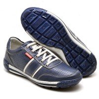 SAPATENIS CASUAL CONFORT AZUL MARINHO 3004 SAPATENIS CASUAL CONFORT AZUL MARINHO 3004