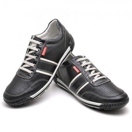 SAPATENIS CASUAL CONFORT PRETO 3004 SAPATENIS CASUAL CONFORT PRETO 3004