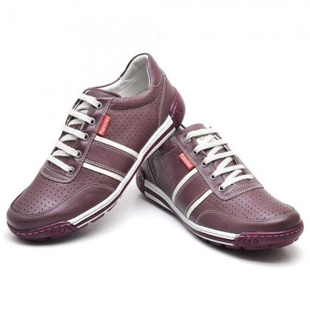 SAPATENIS CASUAL CONFORT VERMELHO BORDO 3004 SAPATENIS CASUAL CONFORT VERMELHO BORDO 3004