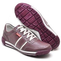 SAPATENIS CASUAL CONFORT VERMELHO BORDO 3004 SAPATENIS CASUAL CONFORT VERMELHO BORDO 3004