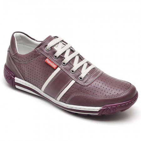SAPATENIS CASUAL CONFORT VERMELHO BORDO 3004 SAPATENIS CASUAL CONFORT VERMELHO BORDO 3004