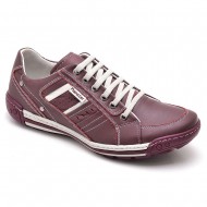 SAPATENIS CASUAL CONFORT VERMELHO BORDO 3005