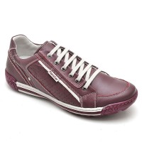 SAPATENIS CASUAL CONFORT VERMELHO BORDO 3006
