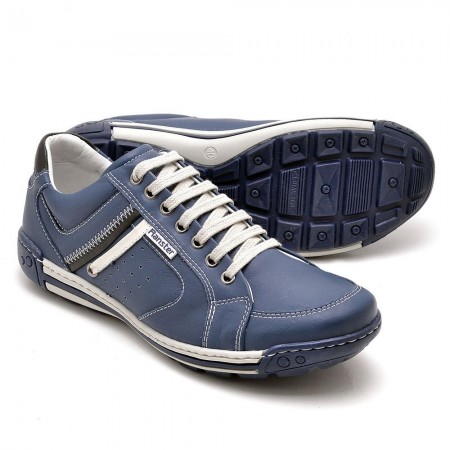 SAPATENIS CASUAL CONFORT AZUL MARINHO 3007