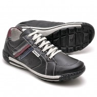 SAPATENIS CASUAL CONFORT PRETO 3007 SAPATENIS CASUAL CONFORT PRETO 3007