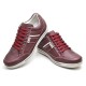 SAPATENIS CASUAL CONFORT VERMELHO BORDO 3008