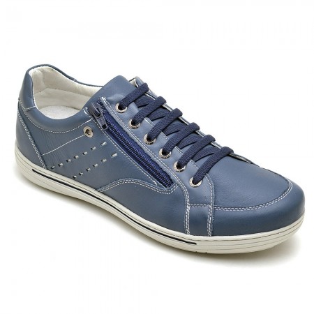 SAPATENIS CASUAL CONFORT AZUL MARINHO 3009