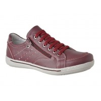 SAPATENIS CASUAL CONFORT VERMELHO BORDO 3009