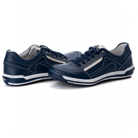 SAPATENIS CASUAL CONFORT AZUL 3014A SAPATENIS CASUAL CONFORT AZUL 3014A
