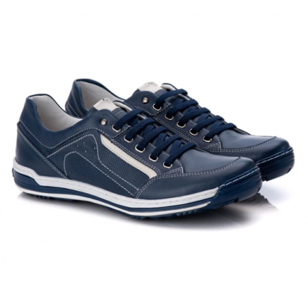 SAPATENIS CASUAL CONFORT AZUL 3014A SAPATENIS CASUAL CONFORT AZUL 3014A