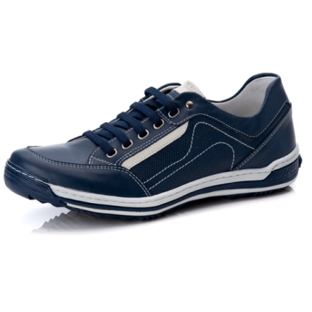 SAPATENIS CASUAL CONFORT AZUL 3014A SAPATENIS CASUAL CONFORT AZUL 3014A