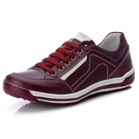 SAPATENIS CASUAL CONFORT VERMELHO BORDO  3014B