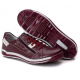 SAPATENIS CASUAL CONFORT VERMELHO BORDO 3015B