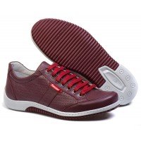 SAPATENIS CASUAL CONFORT VERMELHO BORDO 3016 SAPATENIS CASUAL CONFORT VERMELHO BORDO 3016