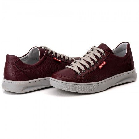 SAPATENIS CASUAL CONFORT BORDO 3021