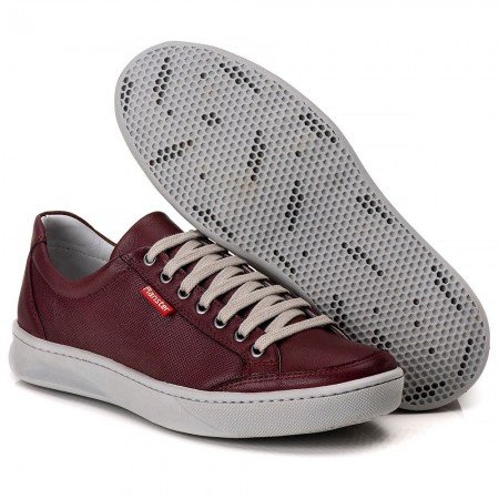 SAPATENIS CASUAL CONFORT BORDO 3021