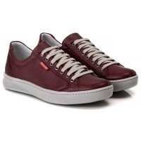 SAPATENIS CASUAL CONFORT BORDO 3021